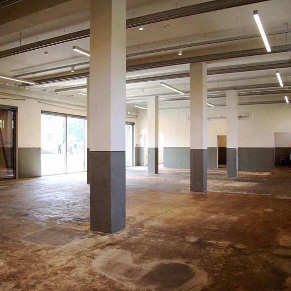 Ausstellungsraum im ehemaligen Wasserwerk, 2019 Ausstellungsraum im ehemaligen Wasserwerk, 2019