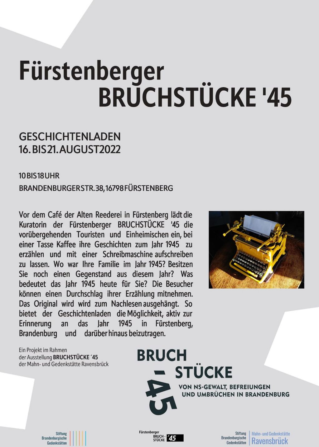 Plakat Geschichtenladen